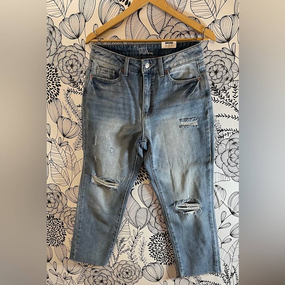 NWT/Time and Tru High Rise Denim Jeans